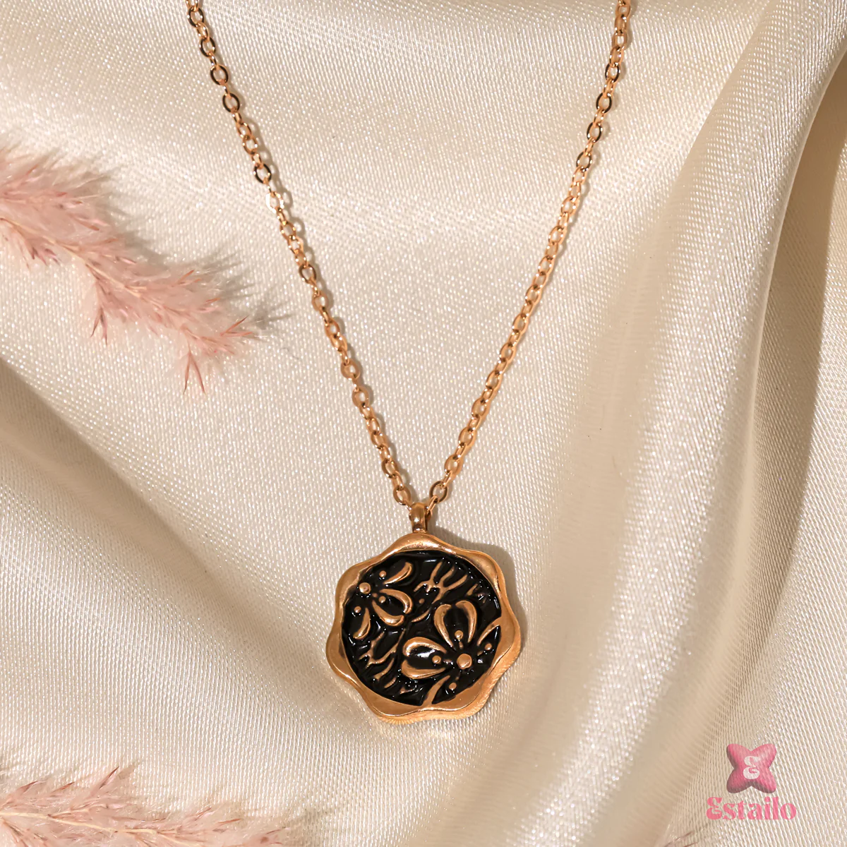 Black Rose Necklace