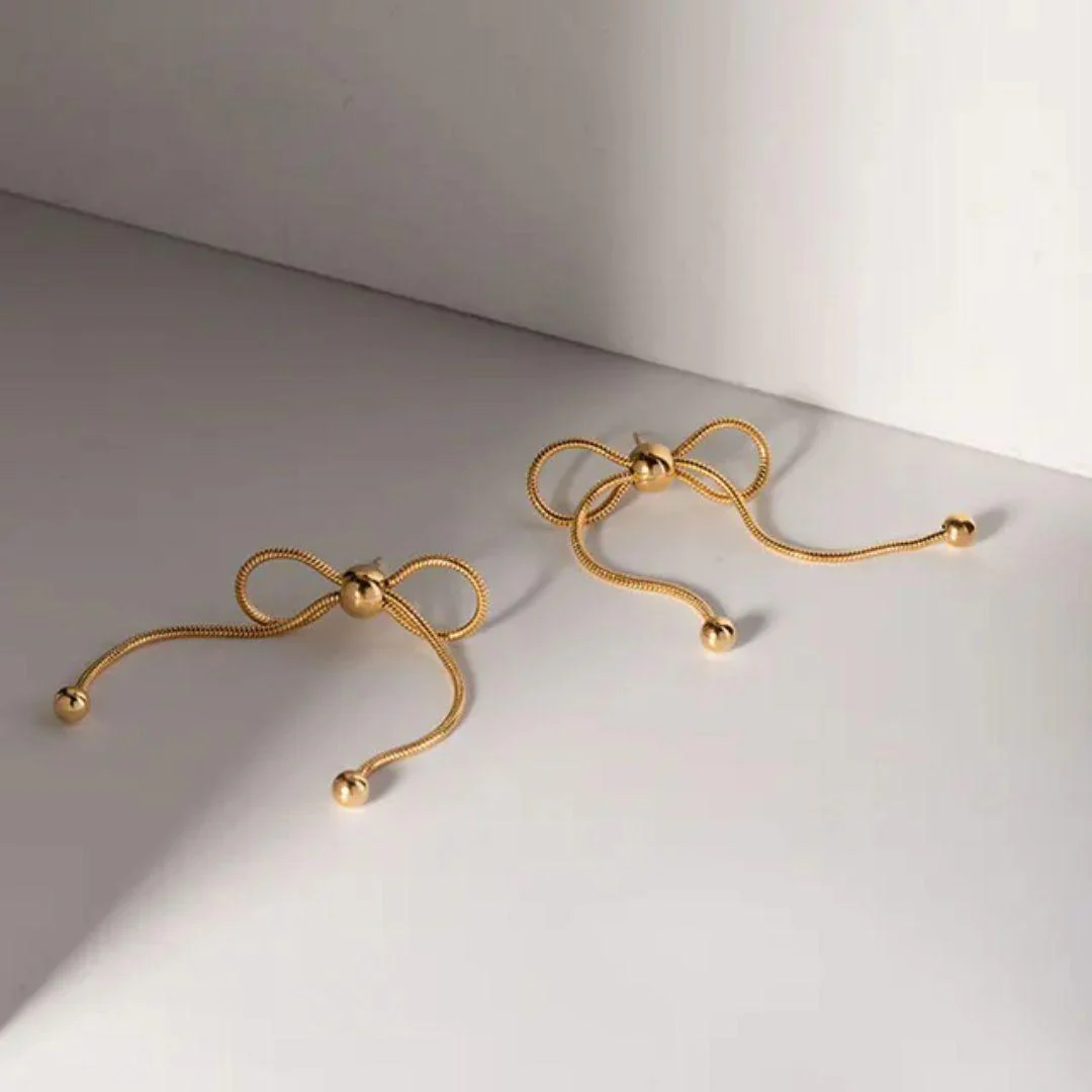 Bling Blogger Bow Earring - Image 5