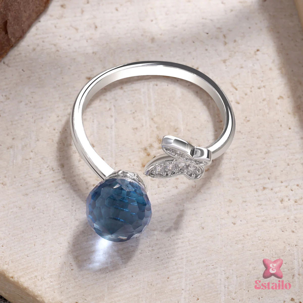 Blue Morpho Grace Ring - Image 3