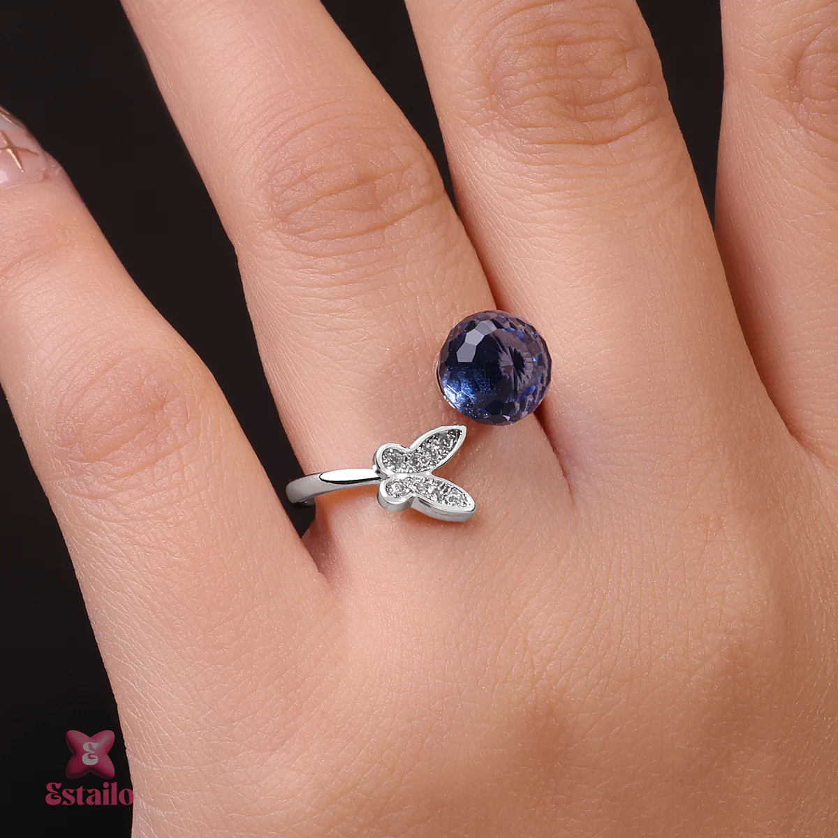 Blue Morpho Grace Ring - Image 4
