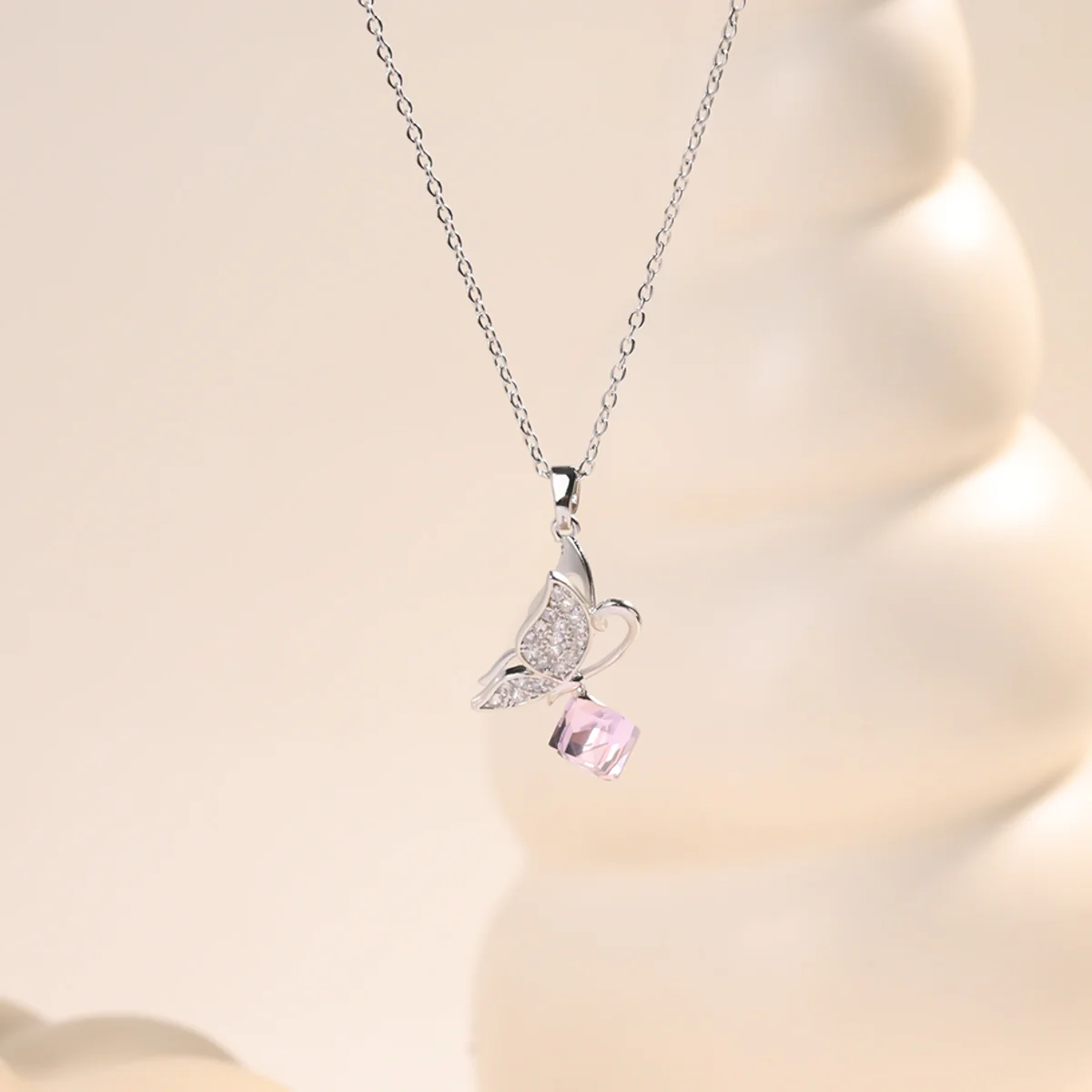 Blush Flap Necklace - Image 2