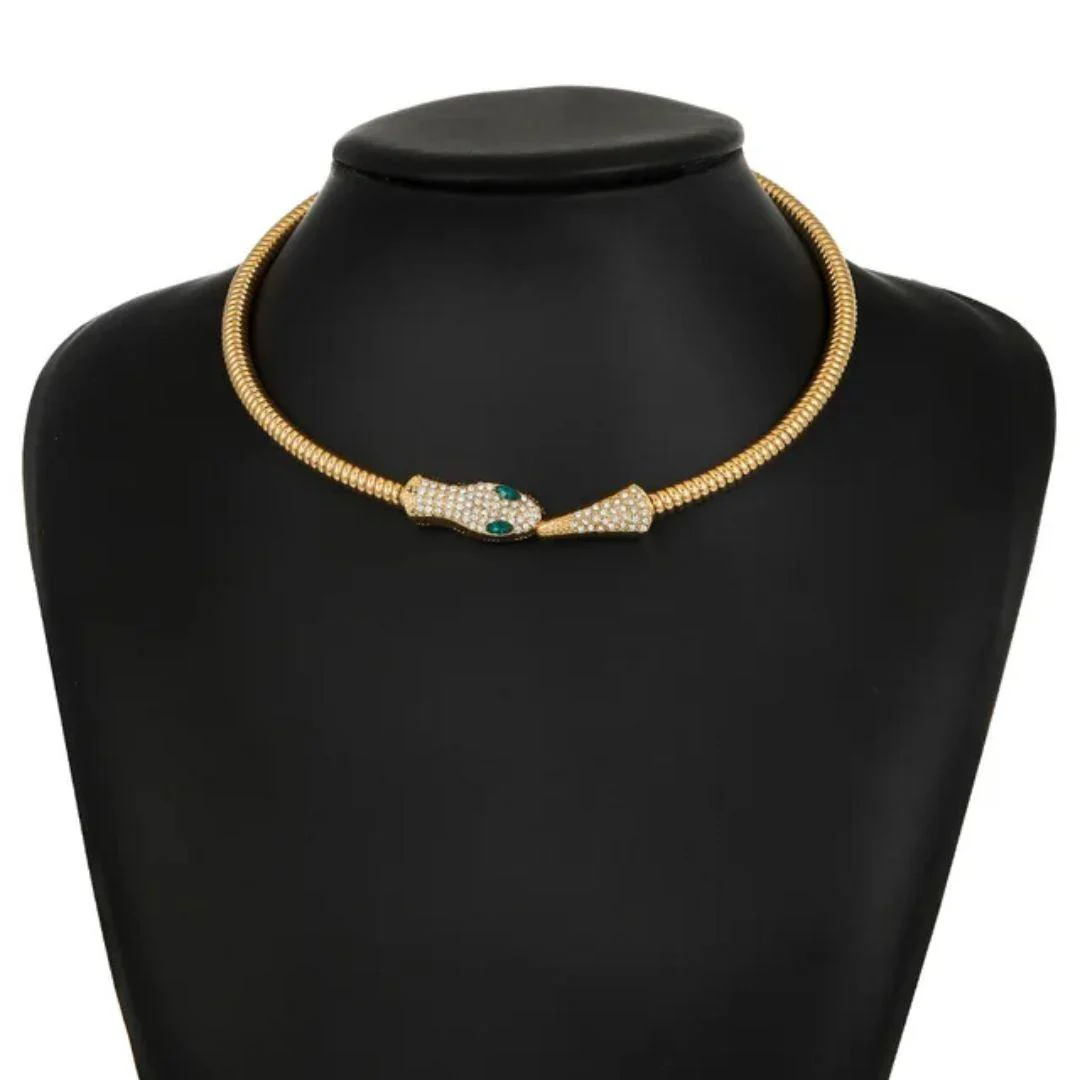 Golden Snake Necklace - Image 3