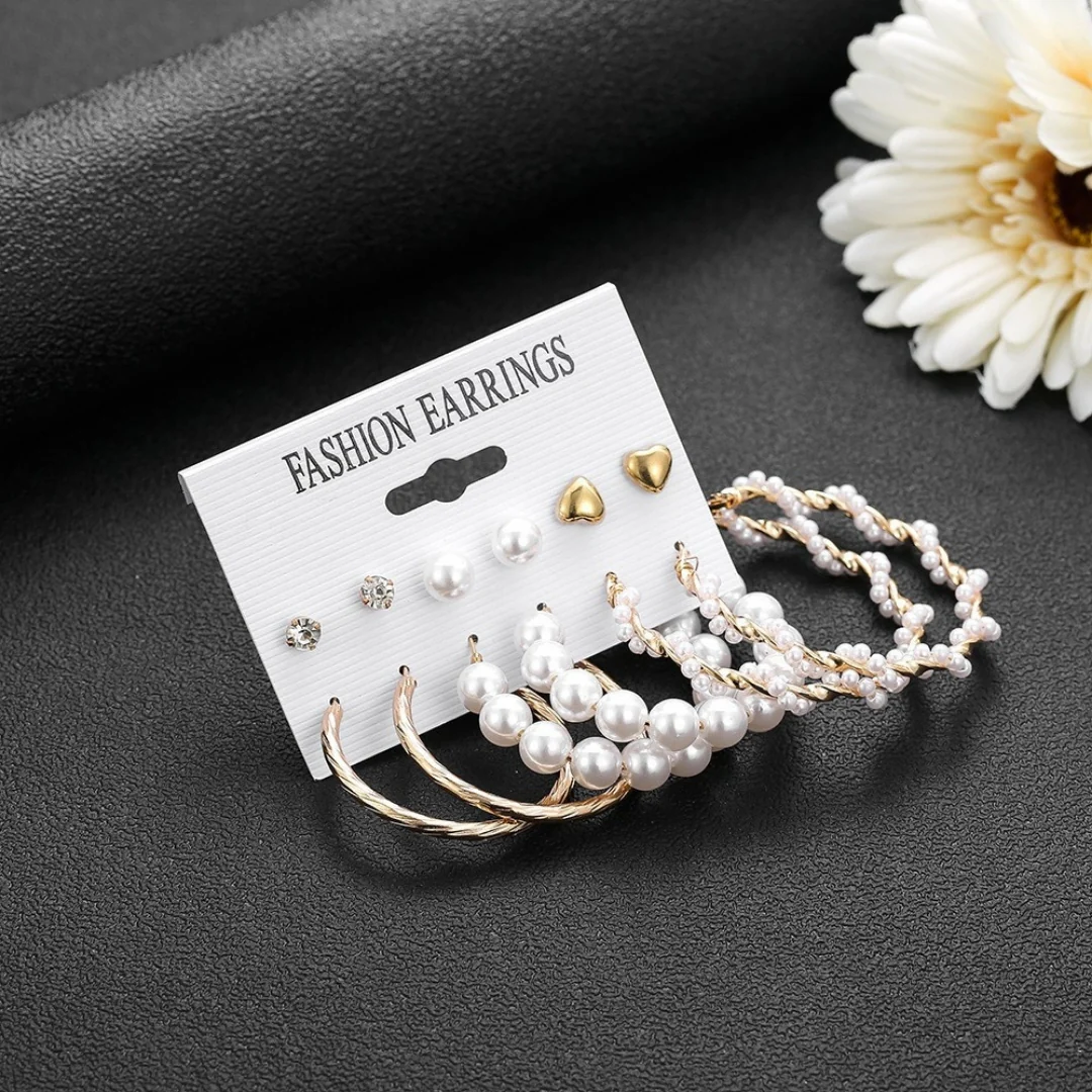 Chic & Versatile Combo Earring - Image 2