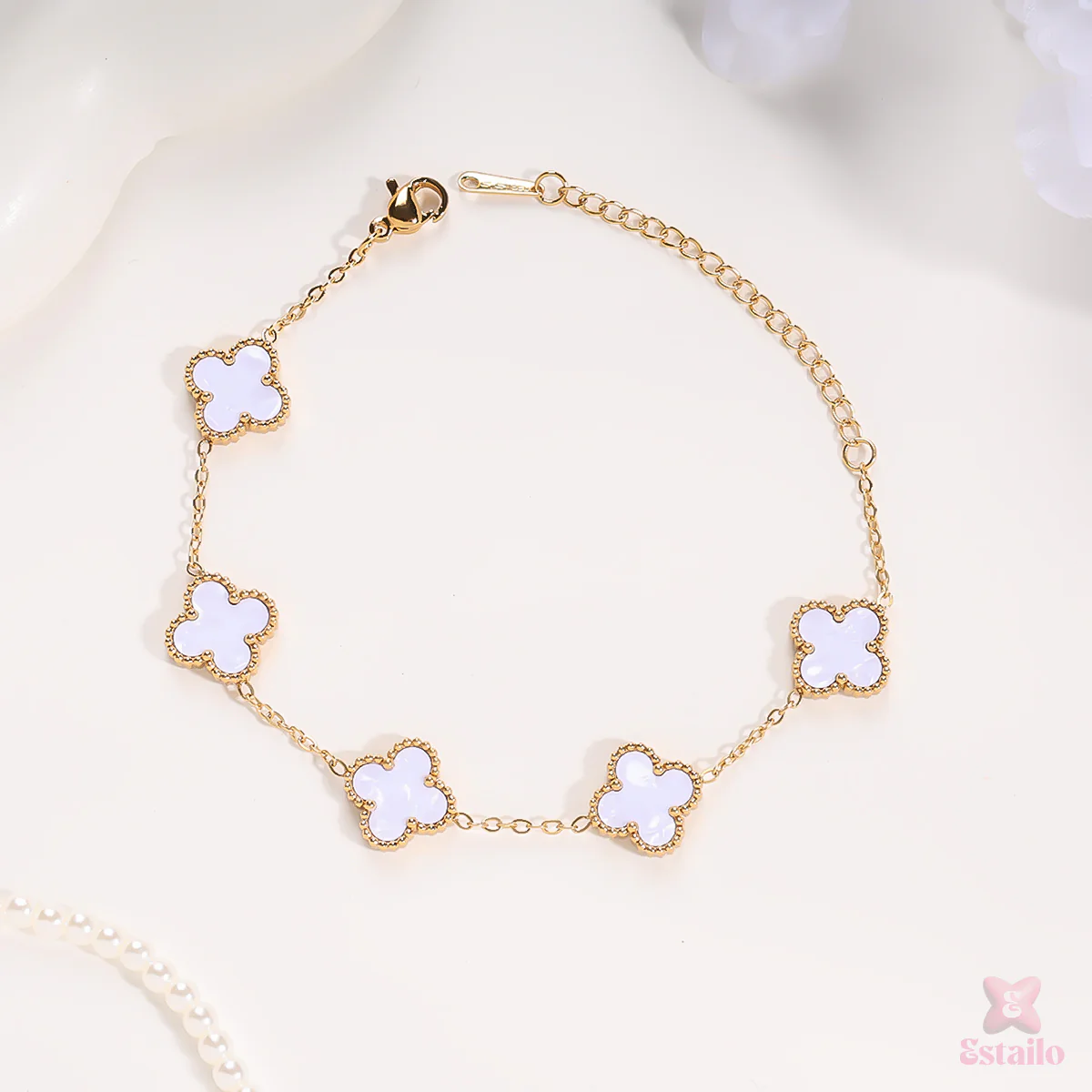 Clover Grace Chain Bracelet - Image 5