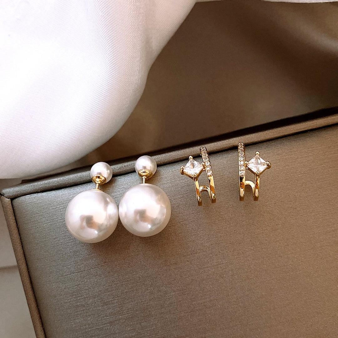 Ivory Pearl Elegance Earring - Image 4