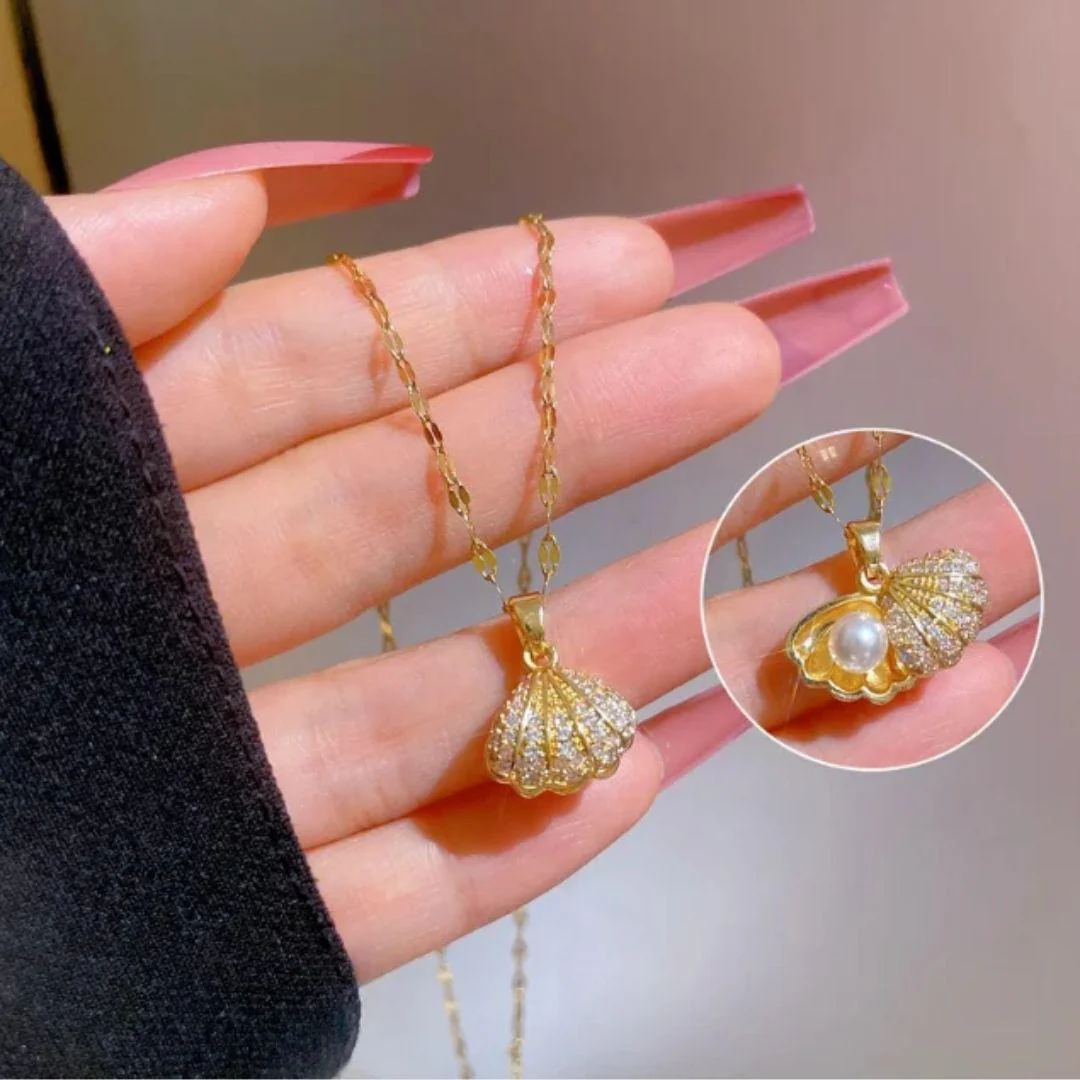 Come Out Of Shell Neckpiece - Image 2
