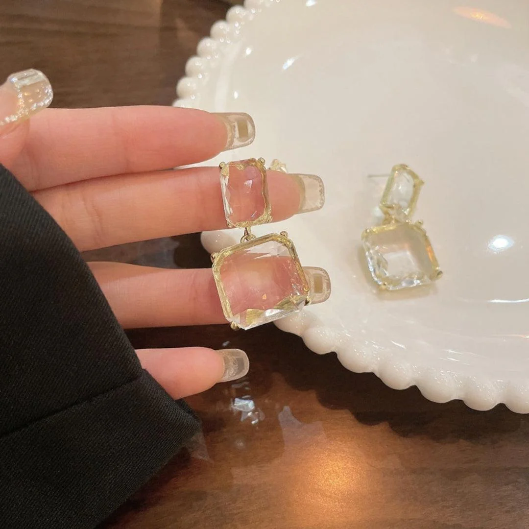 Crystal Statement Earrings - Image 3