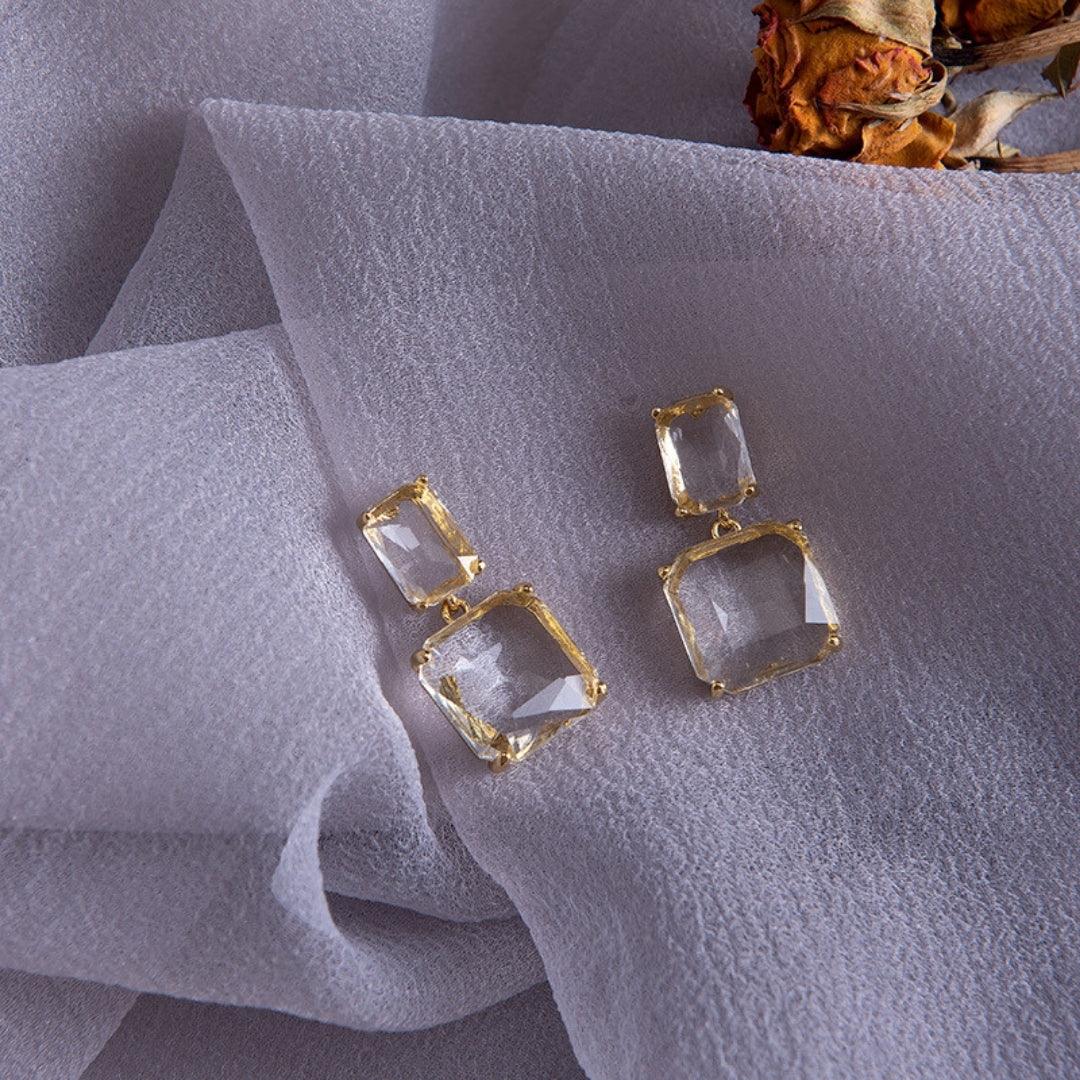 Crystal Statement Earrings - Image 4