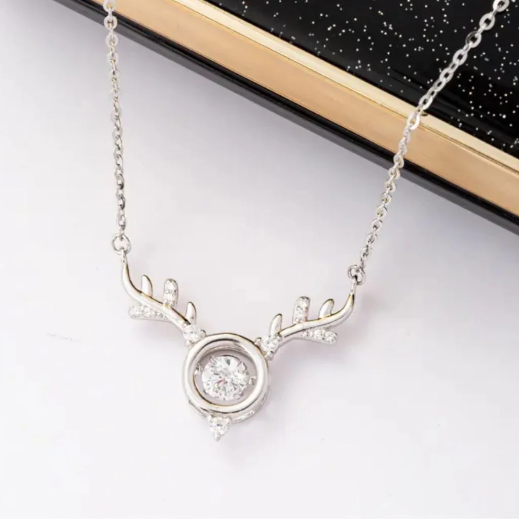 Delicate Dainty Leaf Necklace - Image 4