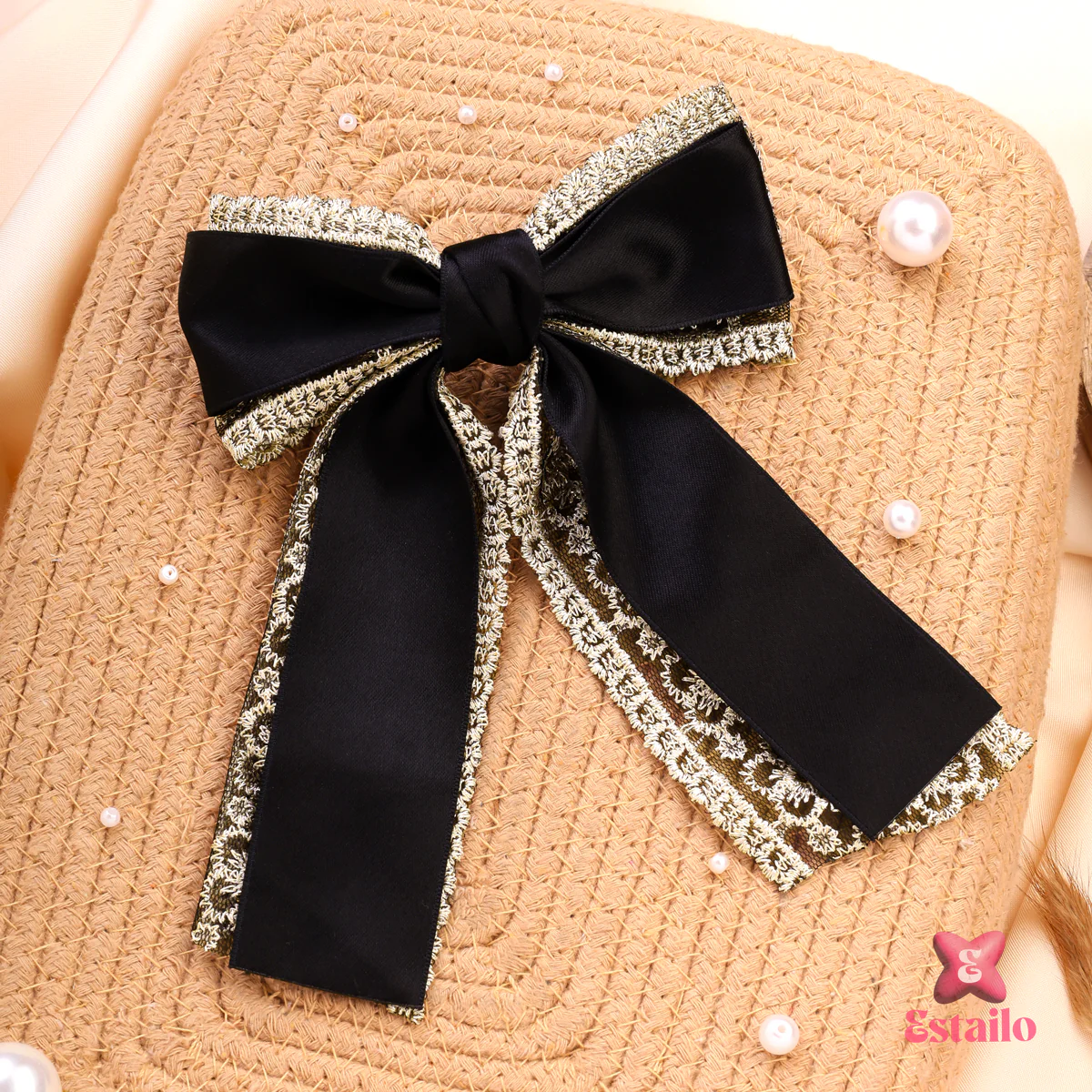 Eclipse Elegance Bow Clip - Image 3