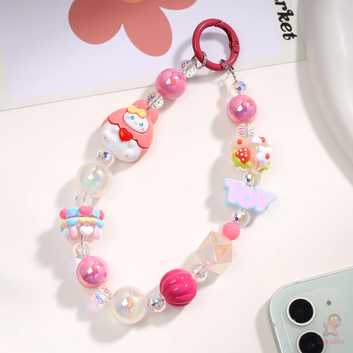 Glitter Joy Phone Charm - Image 4