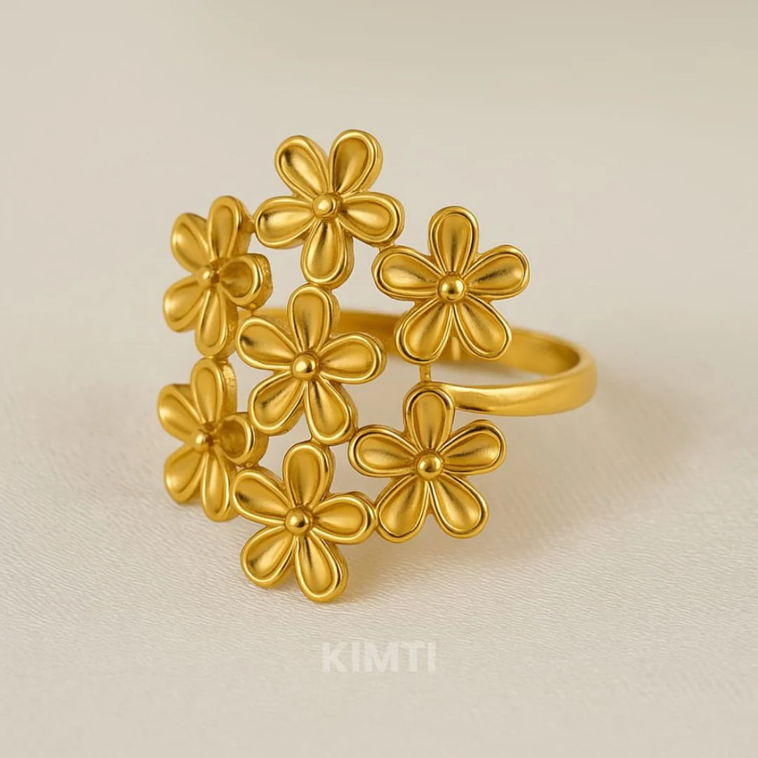 Golden Bloom Ring - Image 2
