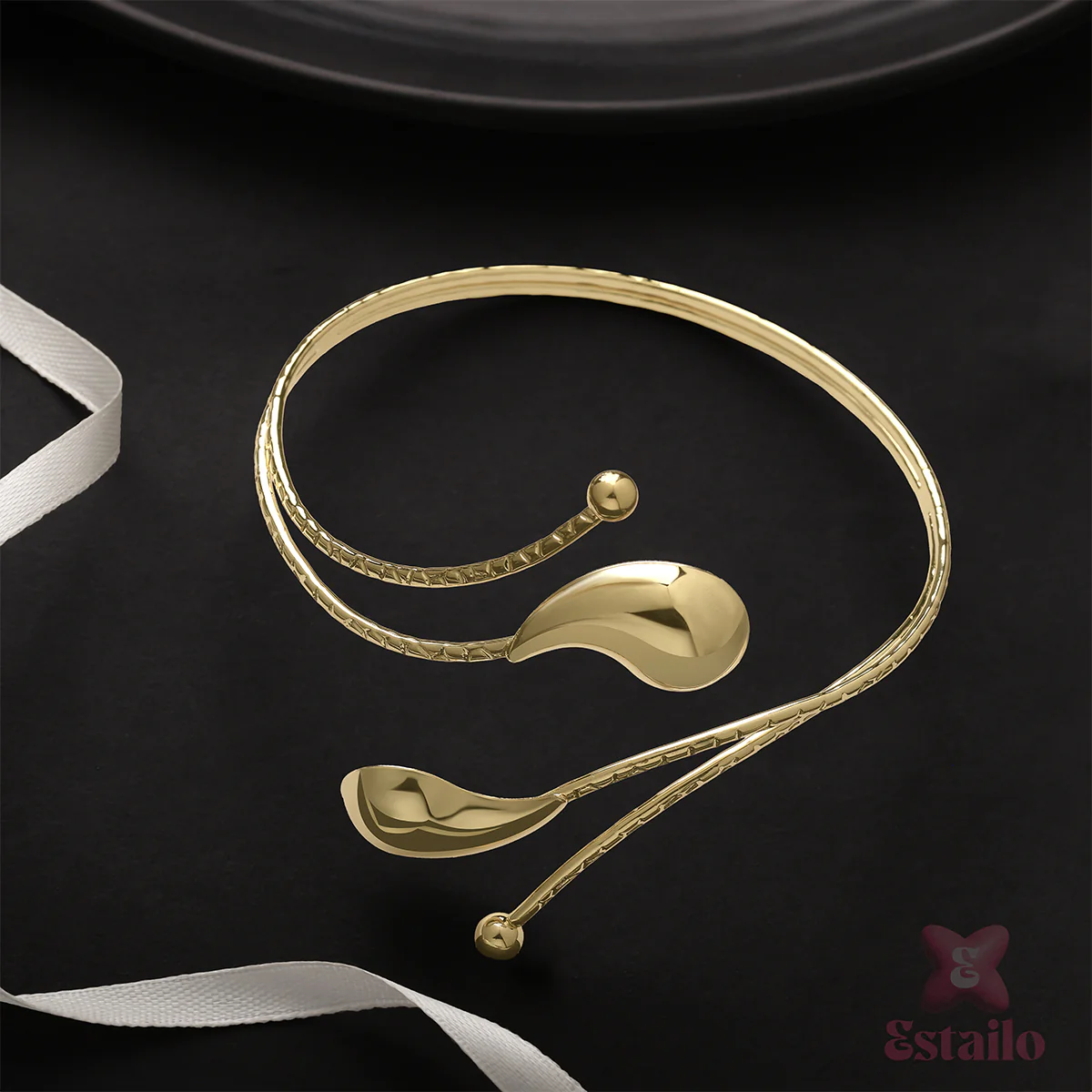 Golden Drops Arm Cuff - Image 3