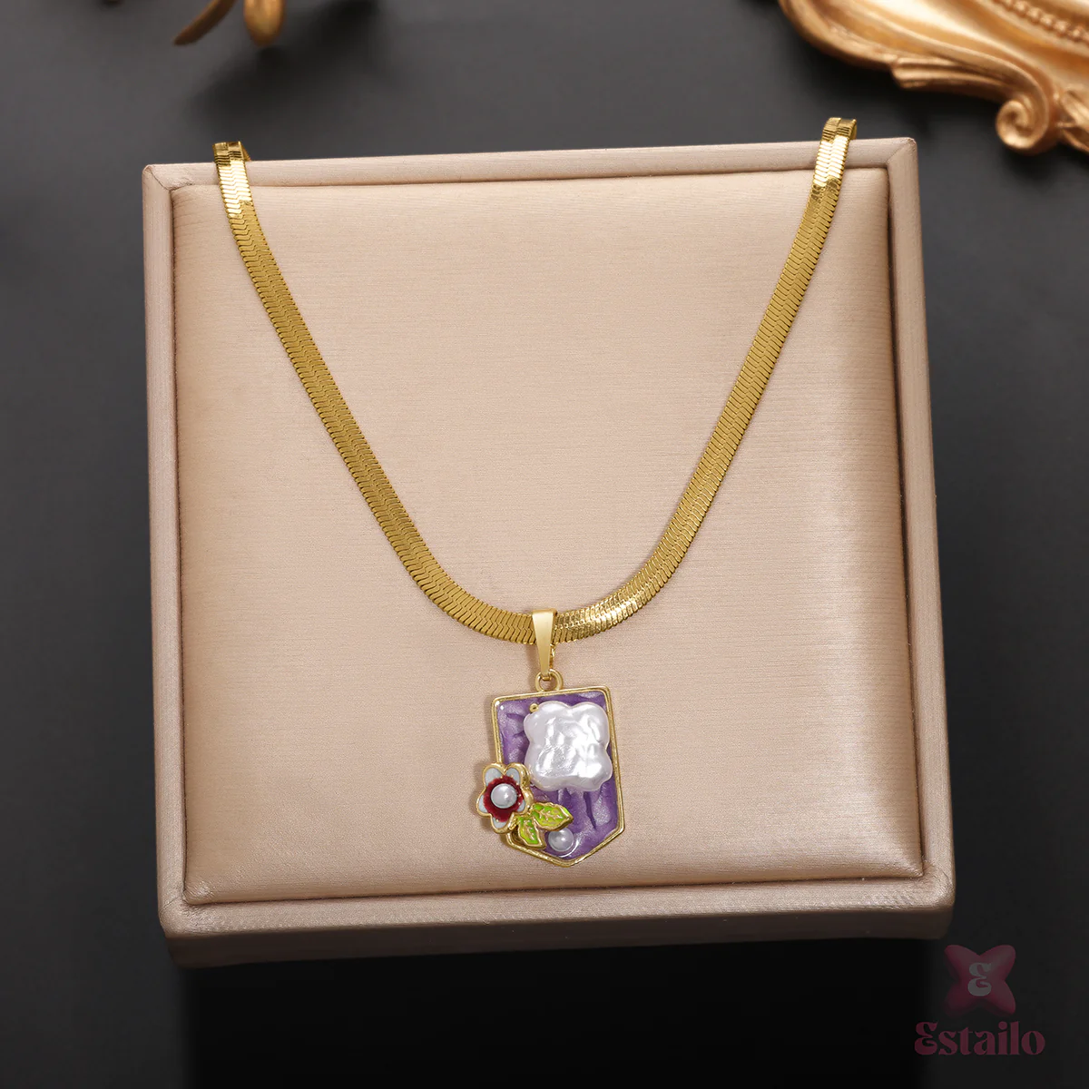 Mystic Flora Chain Necklace