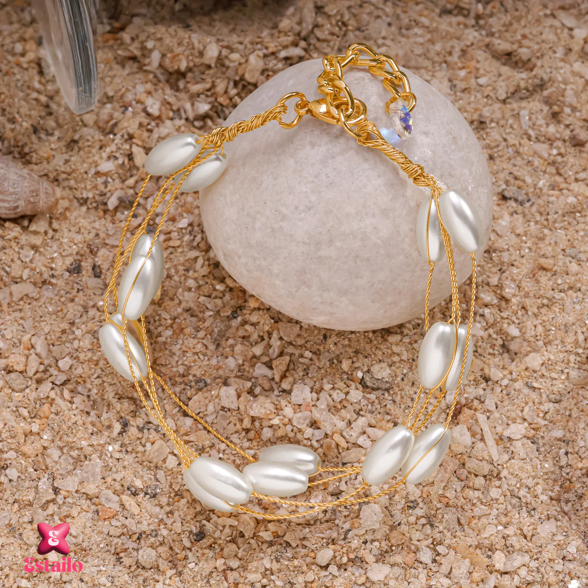 Pearl Veil Charm Bracelet - Image 2