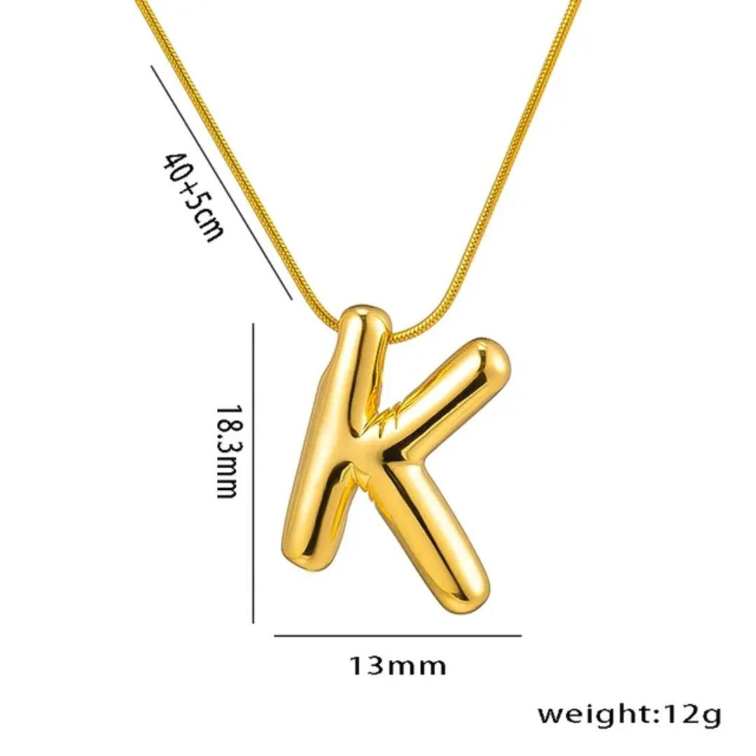 Radiant Letter Necklace - Image 3