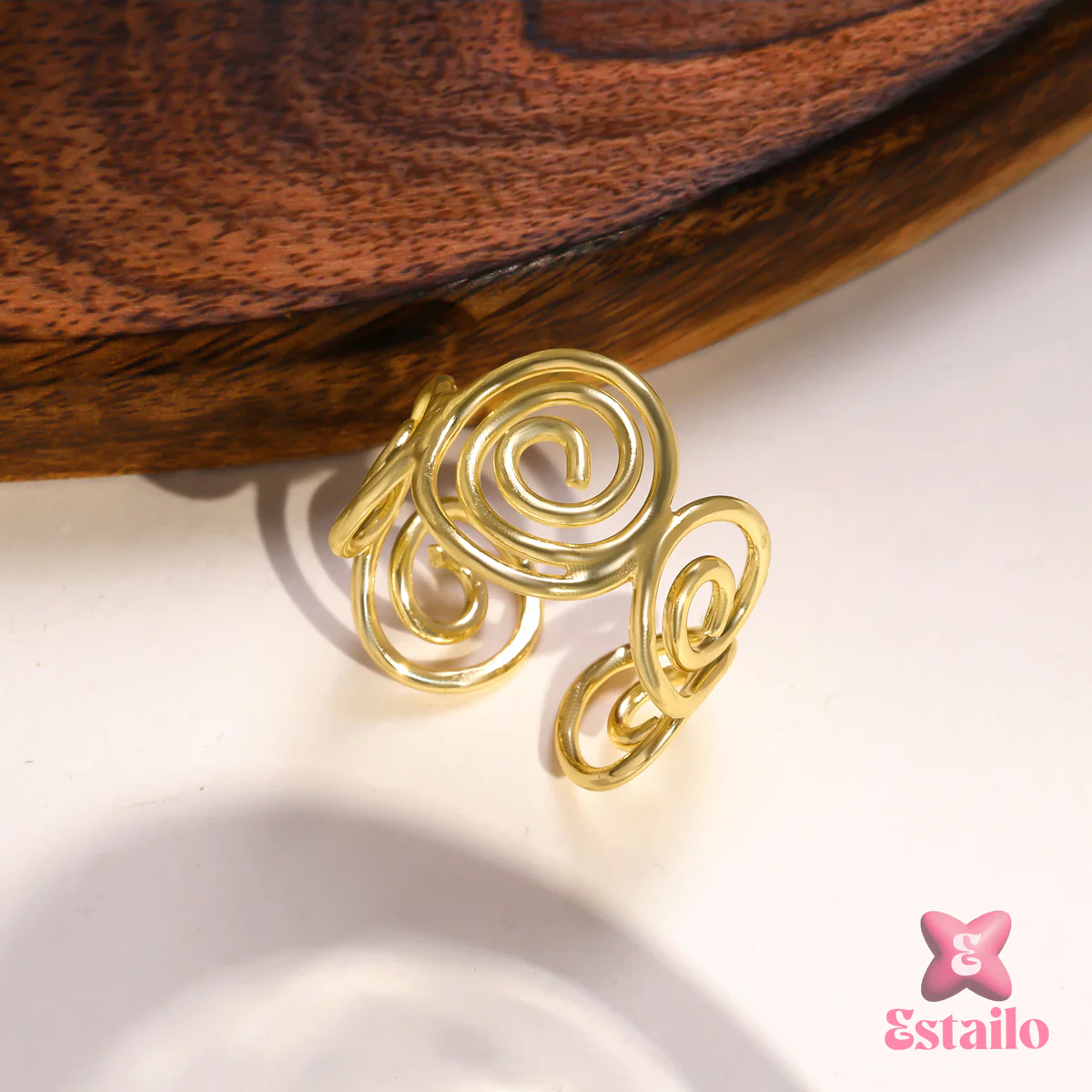 Serpentine Coil Ring - Image 3