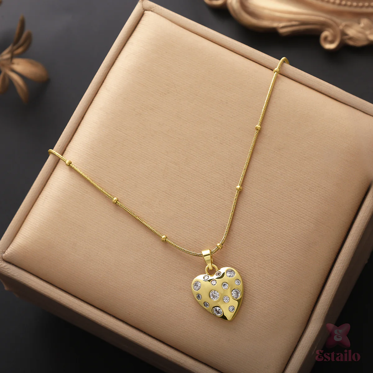 Sunlit Charm Heart Necklace - Image 2