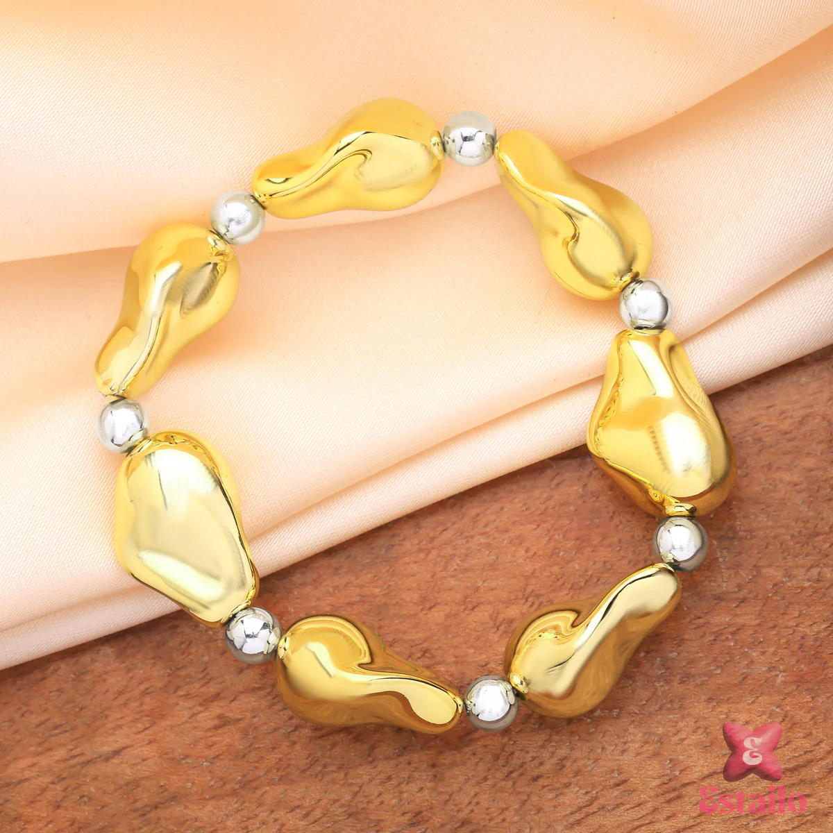 Twin Shine Stretch Bracelet